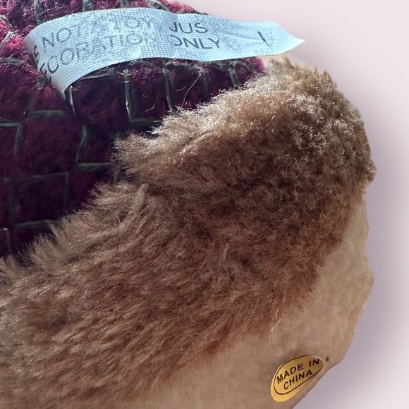 Snowman Face Holiday Christmas Tree Ornament Carrot Nose And Hat 6” Tall - Picture 6 of 6